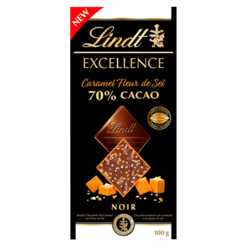 Шоколадный батончик Lindt EXCELLENCE карамель-соль 