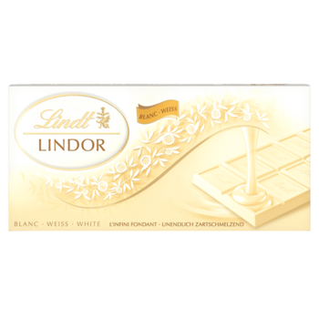 Lindt LINDOR Blanc,плитка белого шоколада