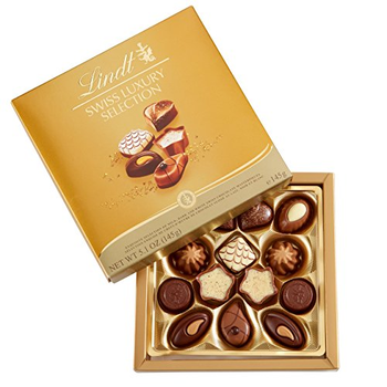 Lindt Pralinés CONNAISSEURS smail gift,Ассорти(Бант)