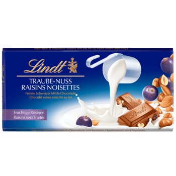 Lindt Trauble-nuss Raisins Noisettes,фундук и виноград