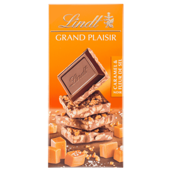 Шоколадный батончик Lindt GRAND PLAISIR Caramel & Fleur de Sel,КАРАМЕЛЬ