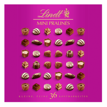 Коробка конфет Lindt MINI PRALINÉS 180г.Ассорти