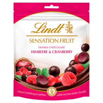 Lindt SENSATION Himber Cranberry,темная малина и клюква 