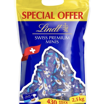 Конфеты Lindt Swiss premium minis,2500 кг