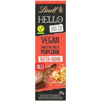 Lindt HELLO Vegan ,попкорн