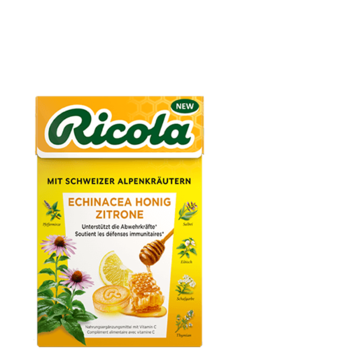 Льодяники Ricola Echinacea Honig Zitrone / Ехінацея мед лимон