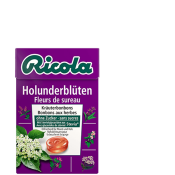 Леденцы Ricola Holunderbluten (БУЗИНА)