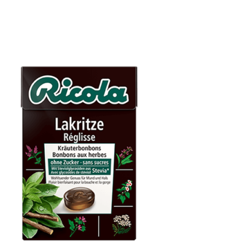 Леденцы Ricola Lakritze(лакрица)