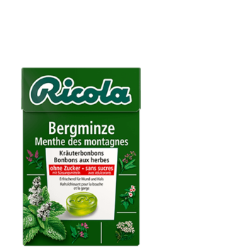 Леденцы Ricola Bergminze (горная мята)